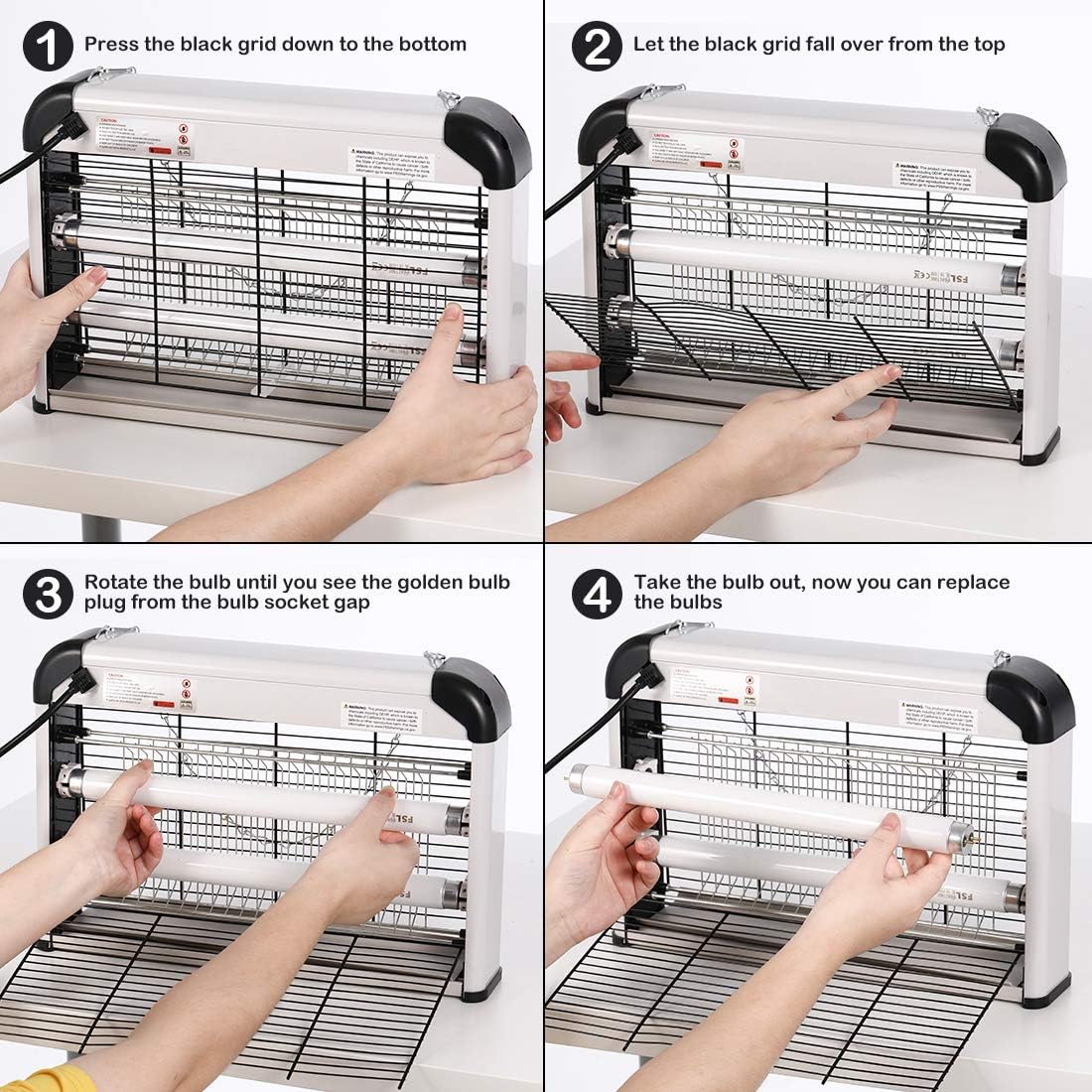 20W Electric Bug Zapper Insect Killer Pack of 2 K81966