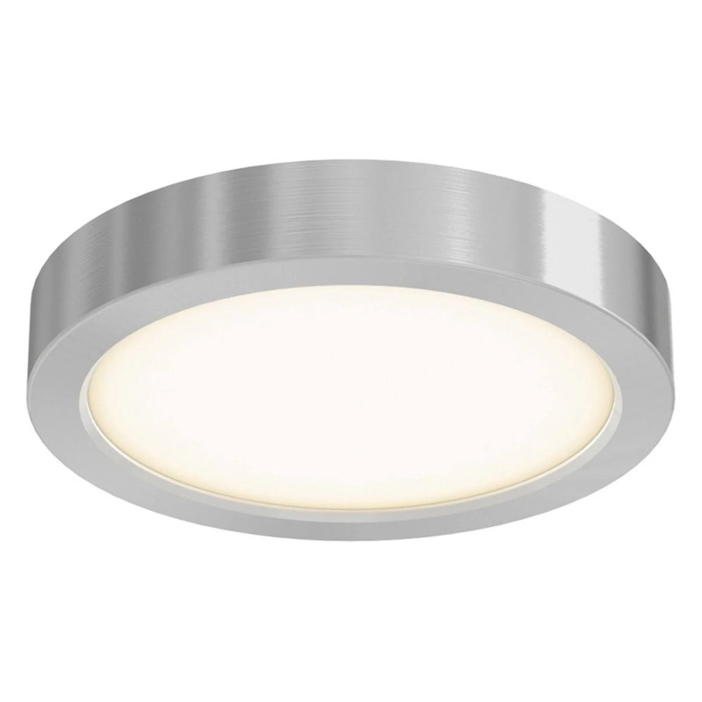 14x22 LED Round Flush Mount, Satin Nickel U740055
