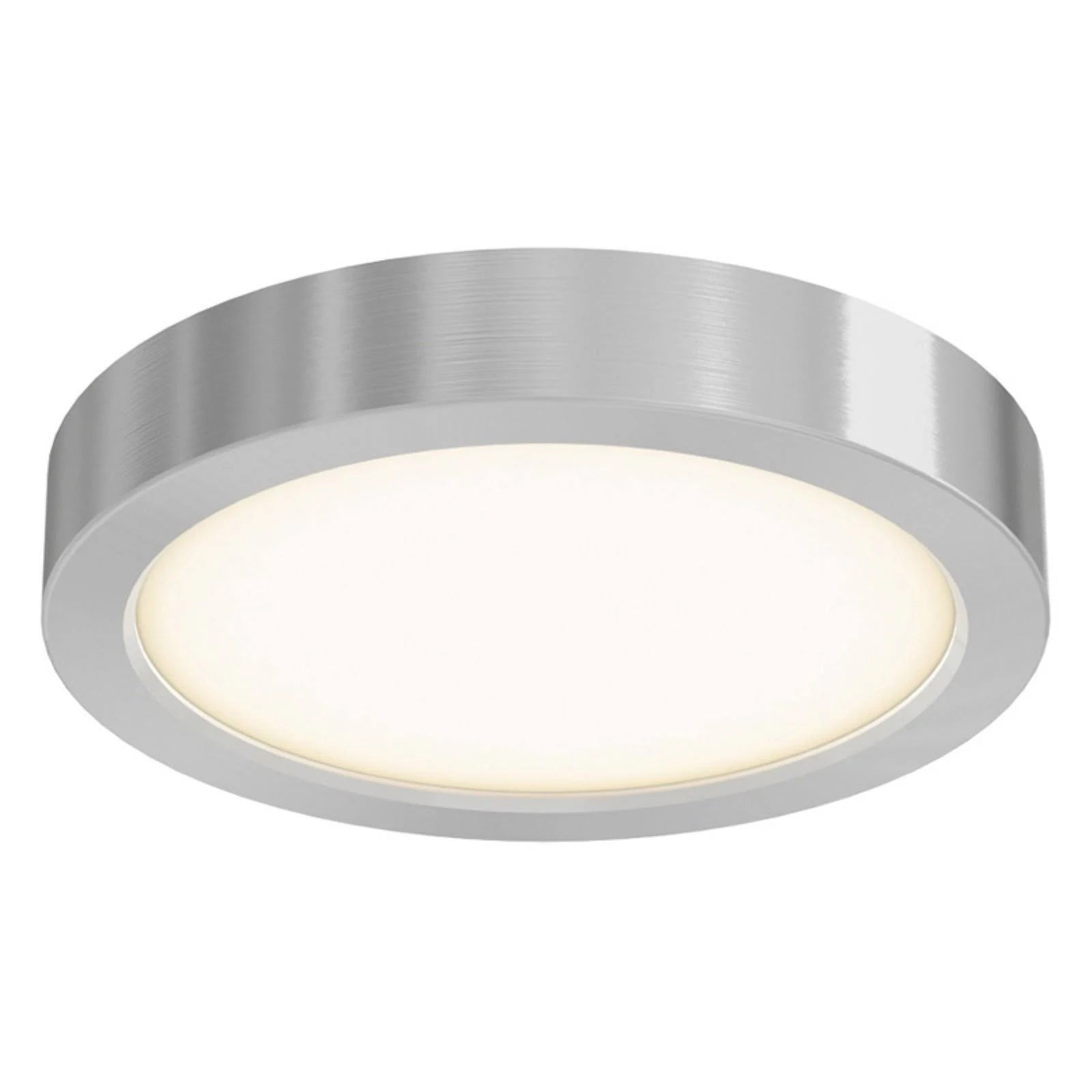 14x22 LED Round Flush Mount, Satin Nickel U740055