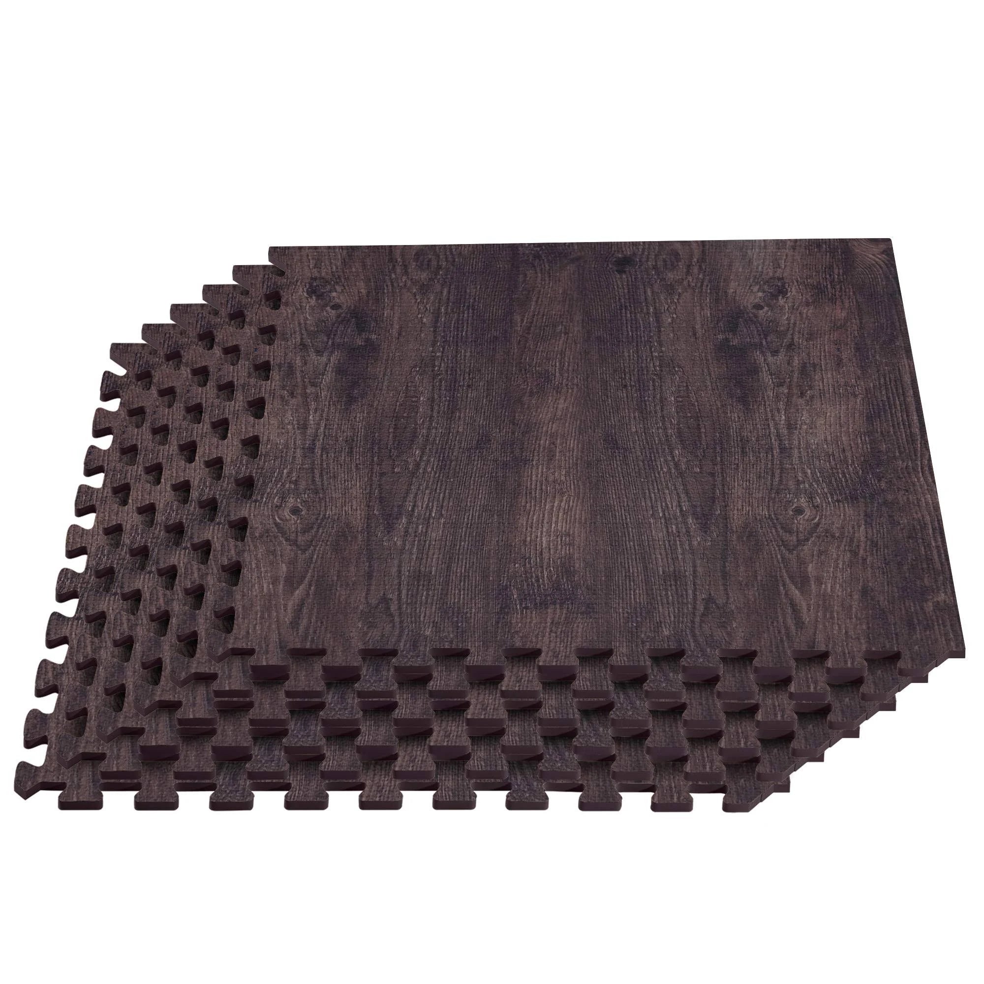 3/8 inch Thick Printed Wood Grain Mats, 24 in x 24 in T889