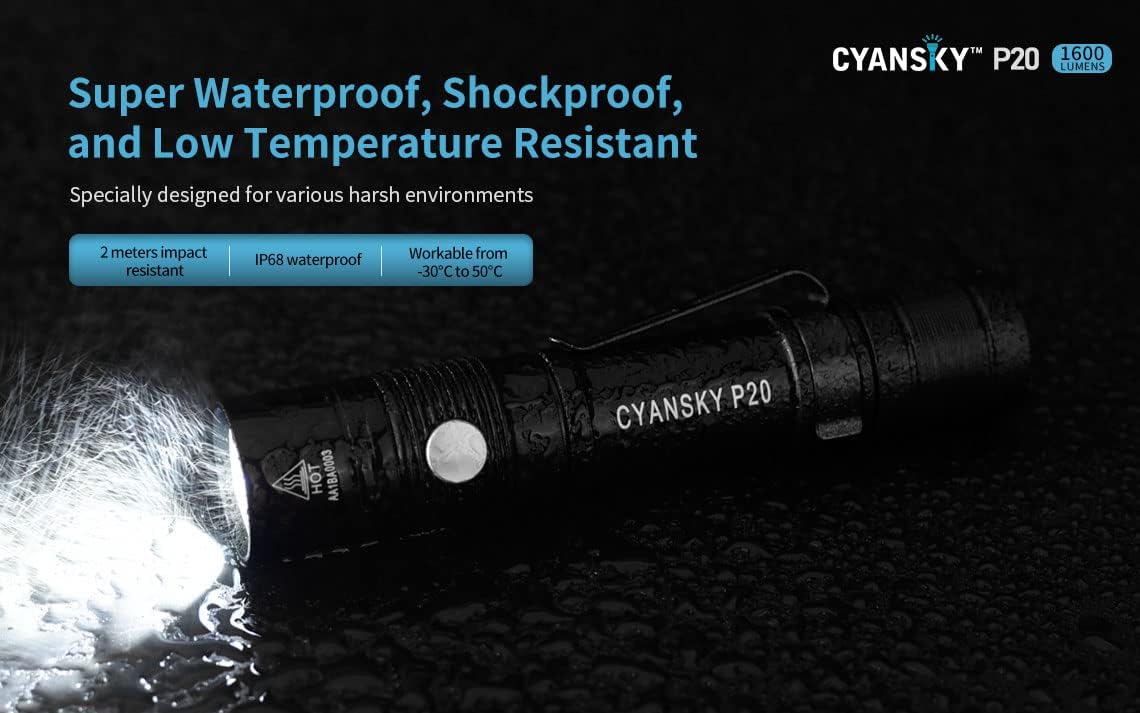 1600 Lumens Outdoor Flashlight B7557