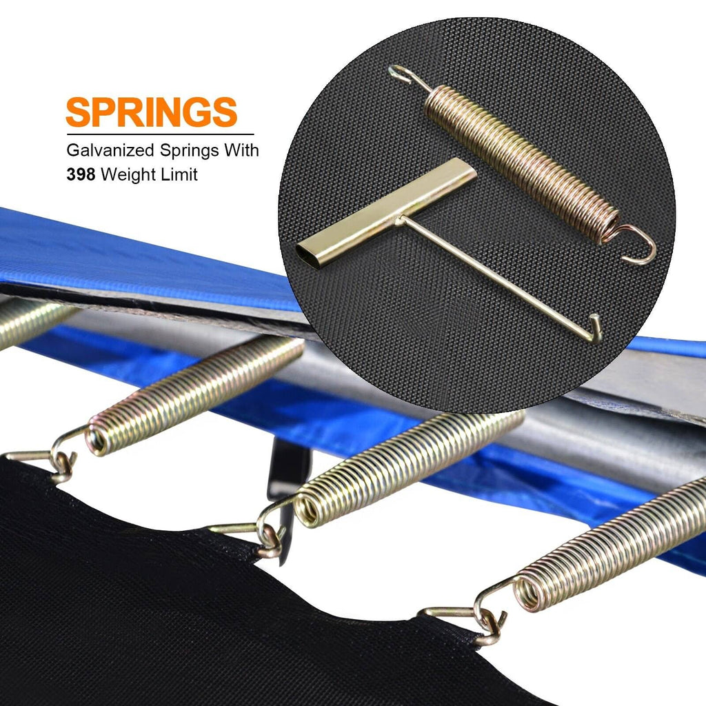 13ft Round Trampoline with Basketball Hoop Safety Enclosure Pad Ladder J79079
