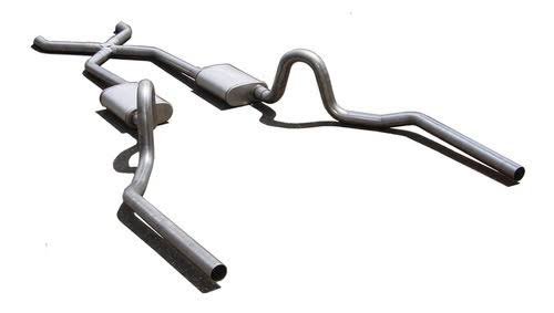 Crossmember Back Exhaust System with X-Pipe J355