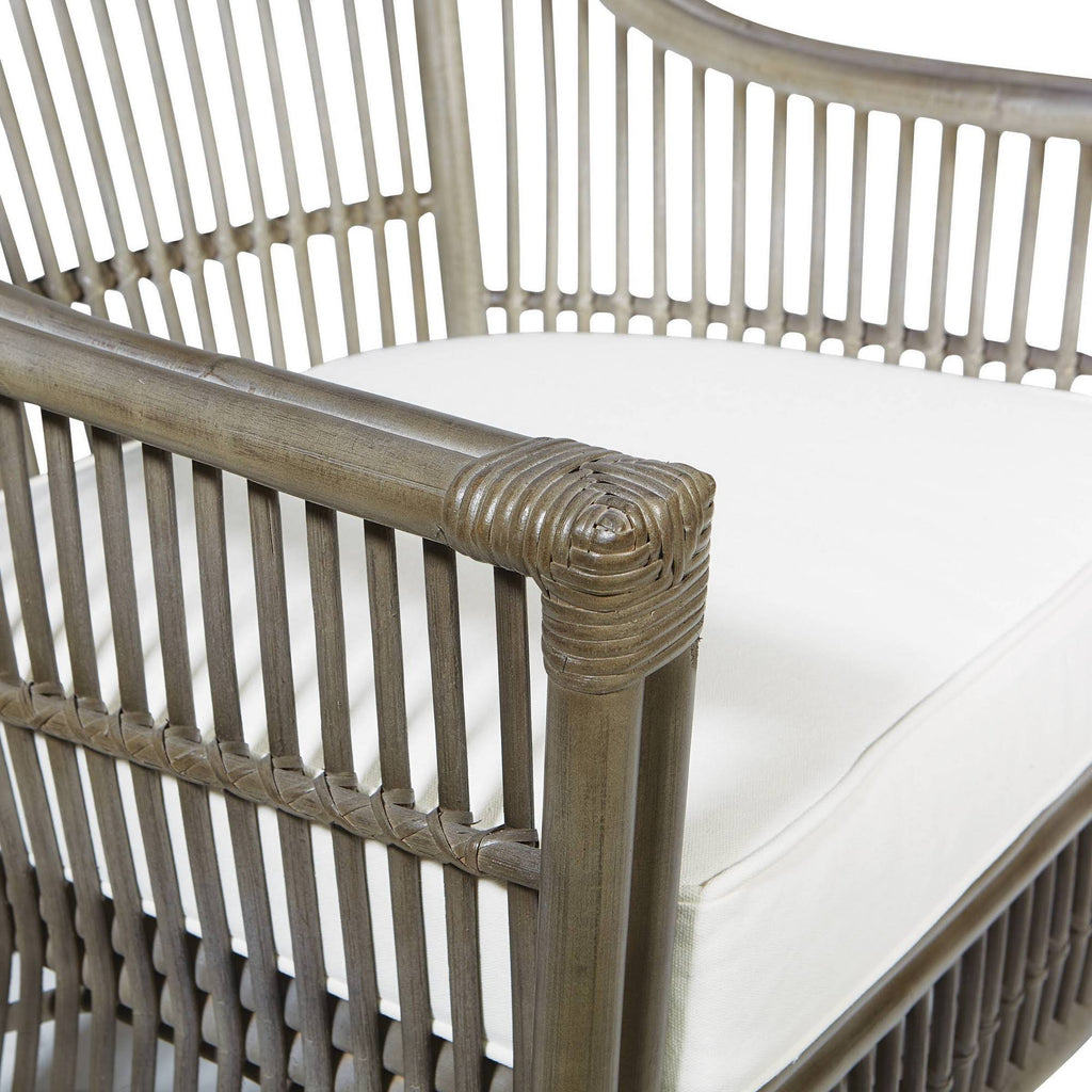 Grey Rattan Chair F76845