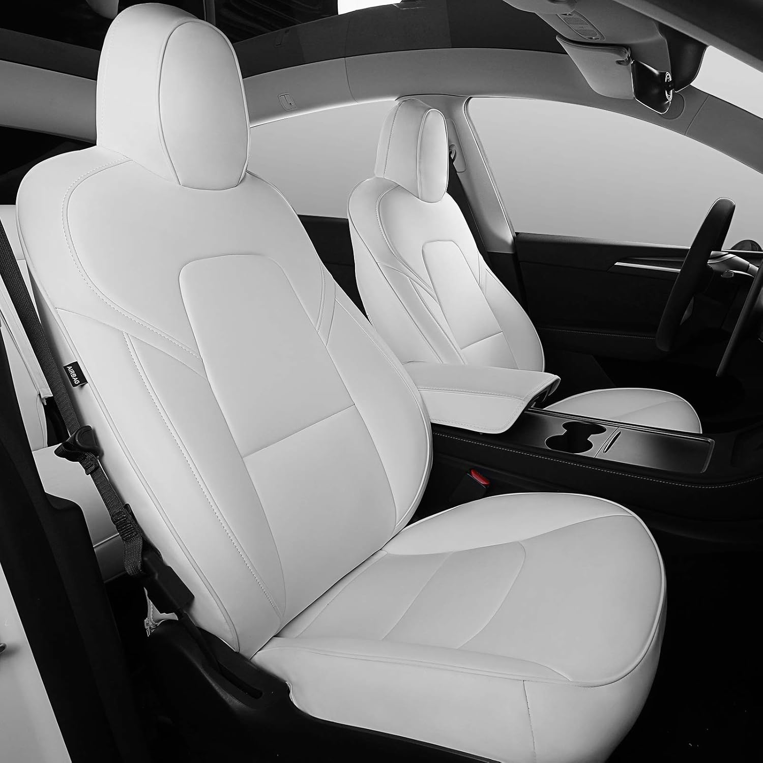 Nappa Leather Car Seat Covers V8430
