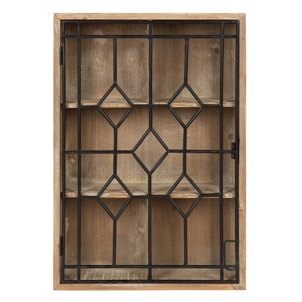 White/Black Decorative Wooden Wall Cabinet N79458