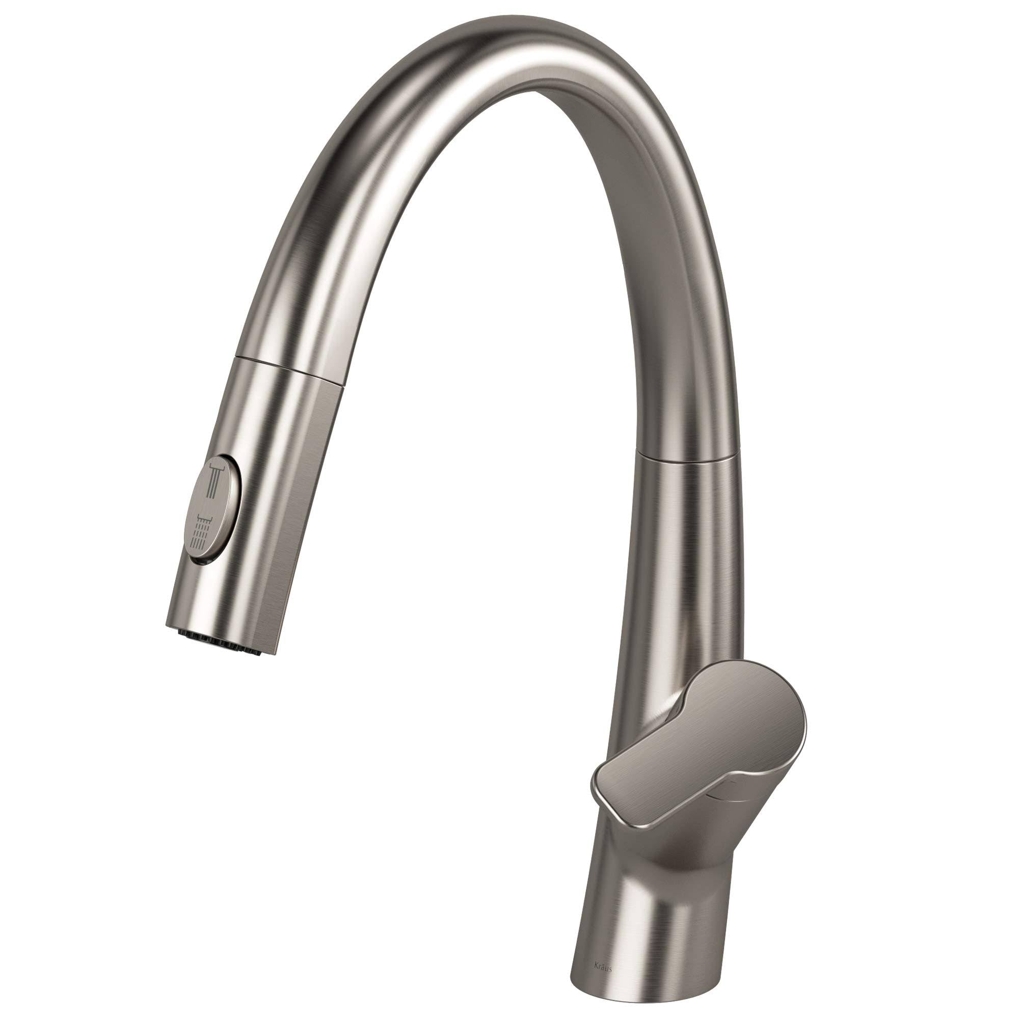 Stainless Steel Single-Handle Pull-Down Kitchen Faucet T99603