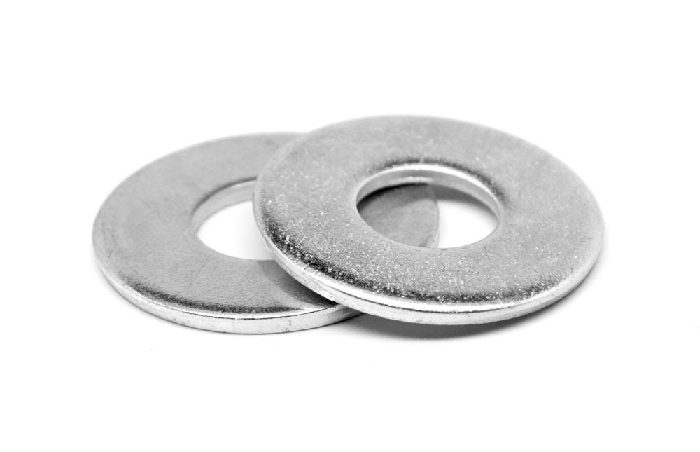 3/8x22 Flat Washer SAE Pattern Low Carbon Steel Zinc Plated D6149