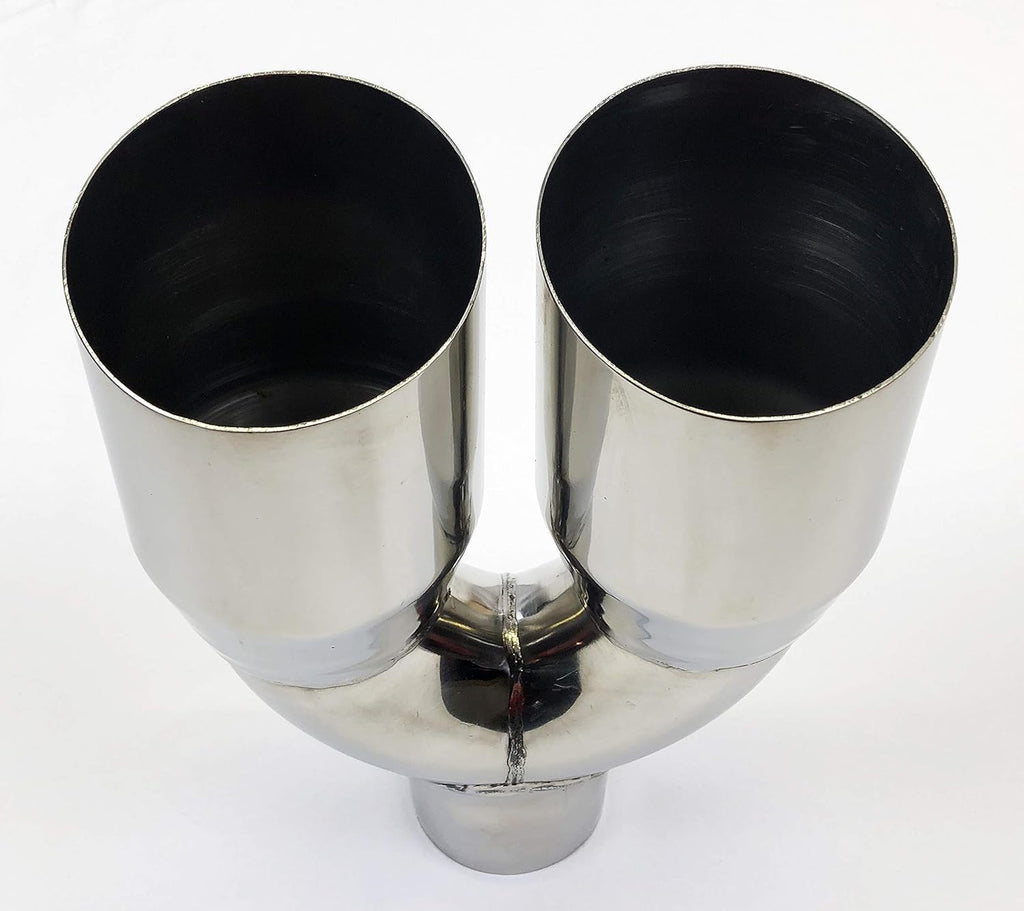 Stainless Slant Exhaust Tip Pack of 2 Q68414