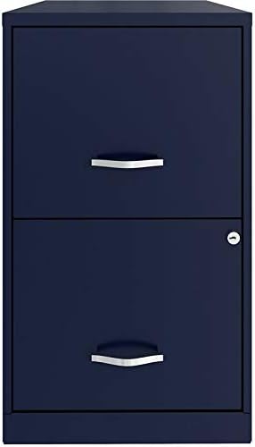 18in 2 Drawer Metal File Cabinet Teal G2195