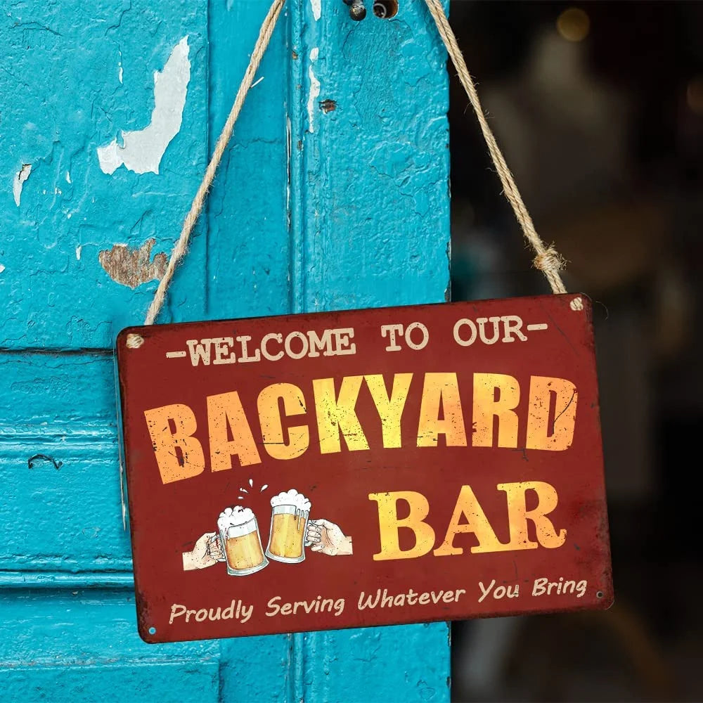 Metal Sign 8x12 Inch H2715