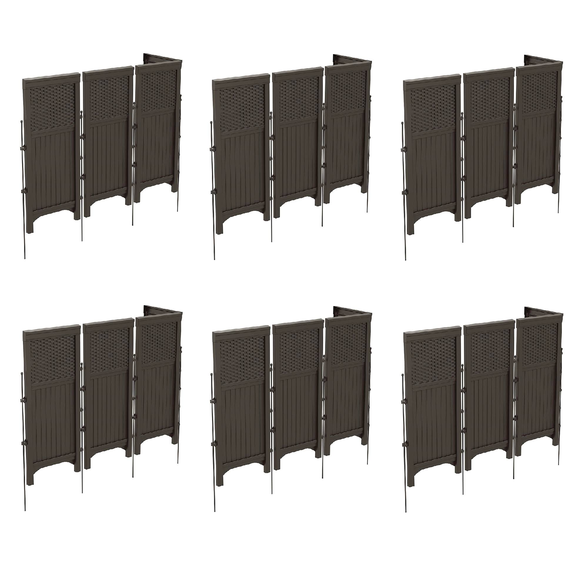 4 Panel Screen Enclosure Gate Fence (6 Pack) Z666397