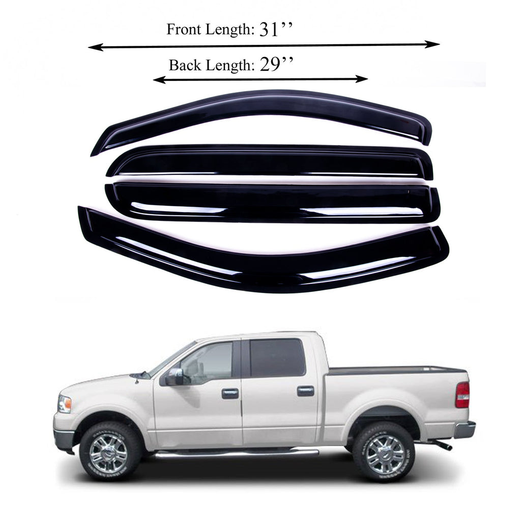 Acrylic Window Visor Sun Rain Deflector Guard U313522