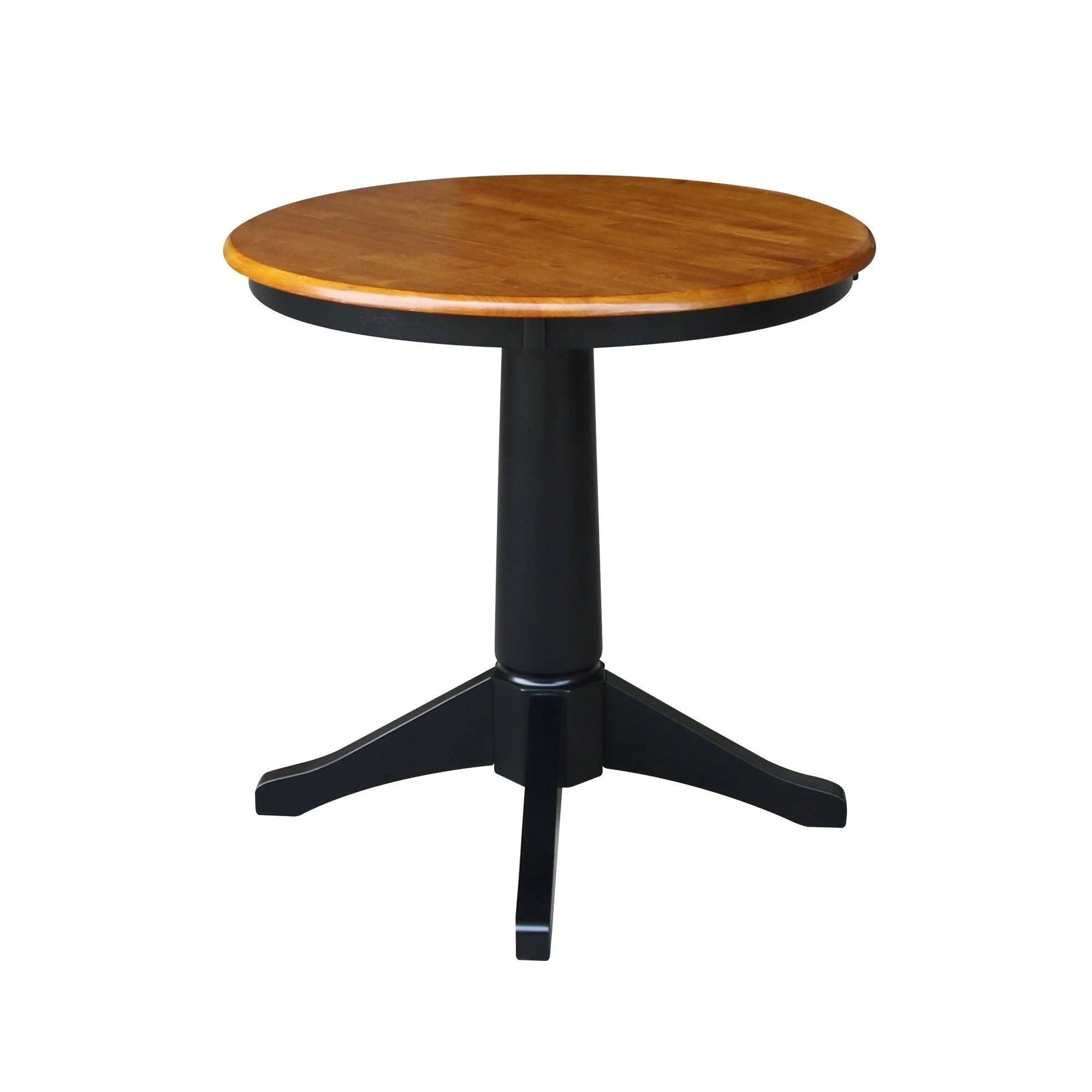 Cherry Round Pedestal Bar Table N59182