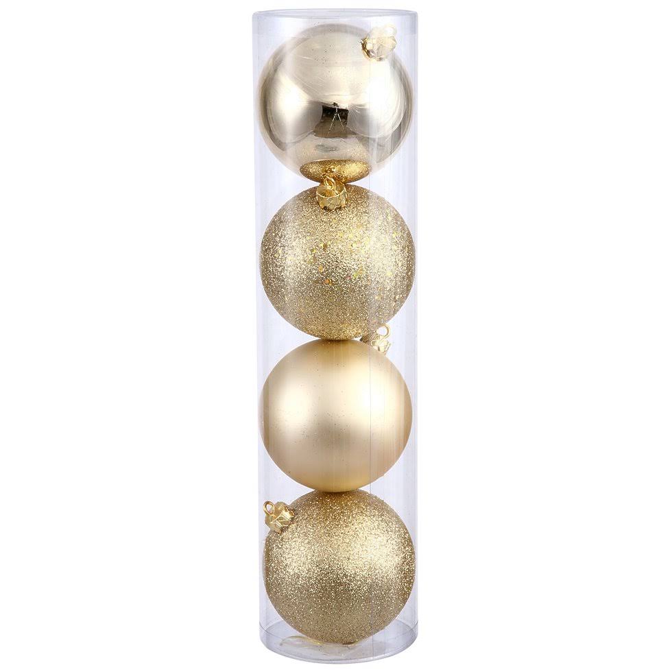 Honey Gold Ball 4 Finish Asst 4/Bag P73713