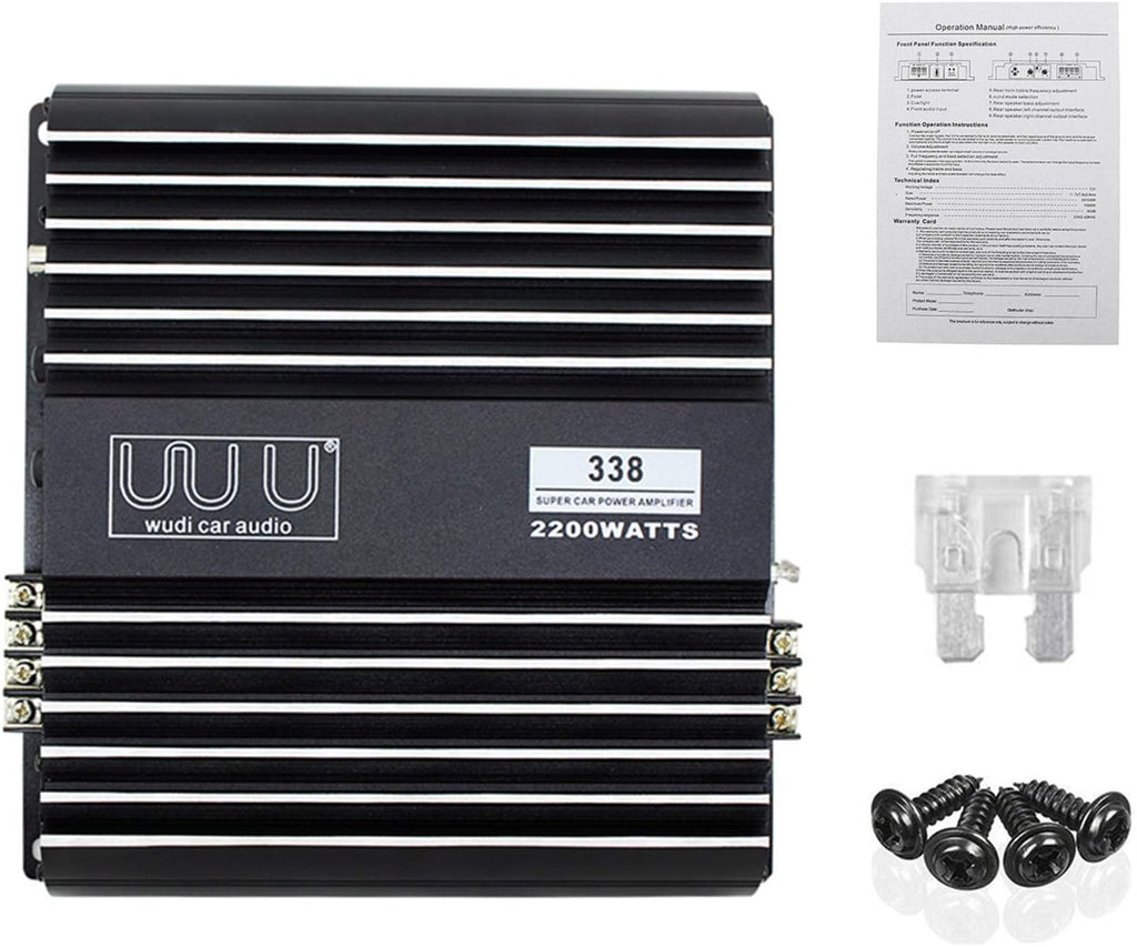 2 Channel 2200W Car Amplifier Pack of 2 X3640