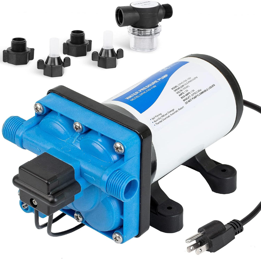 Industrial Water Pressure Pump 115VAC 3.3GPM 45PSI V45257