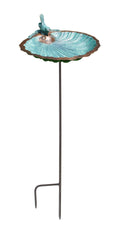 Scallop Shell Birdbath with Stand D11948