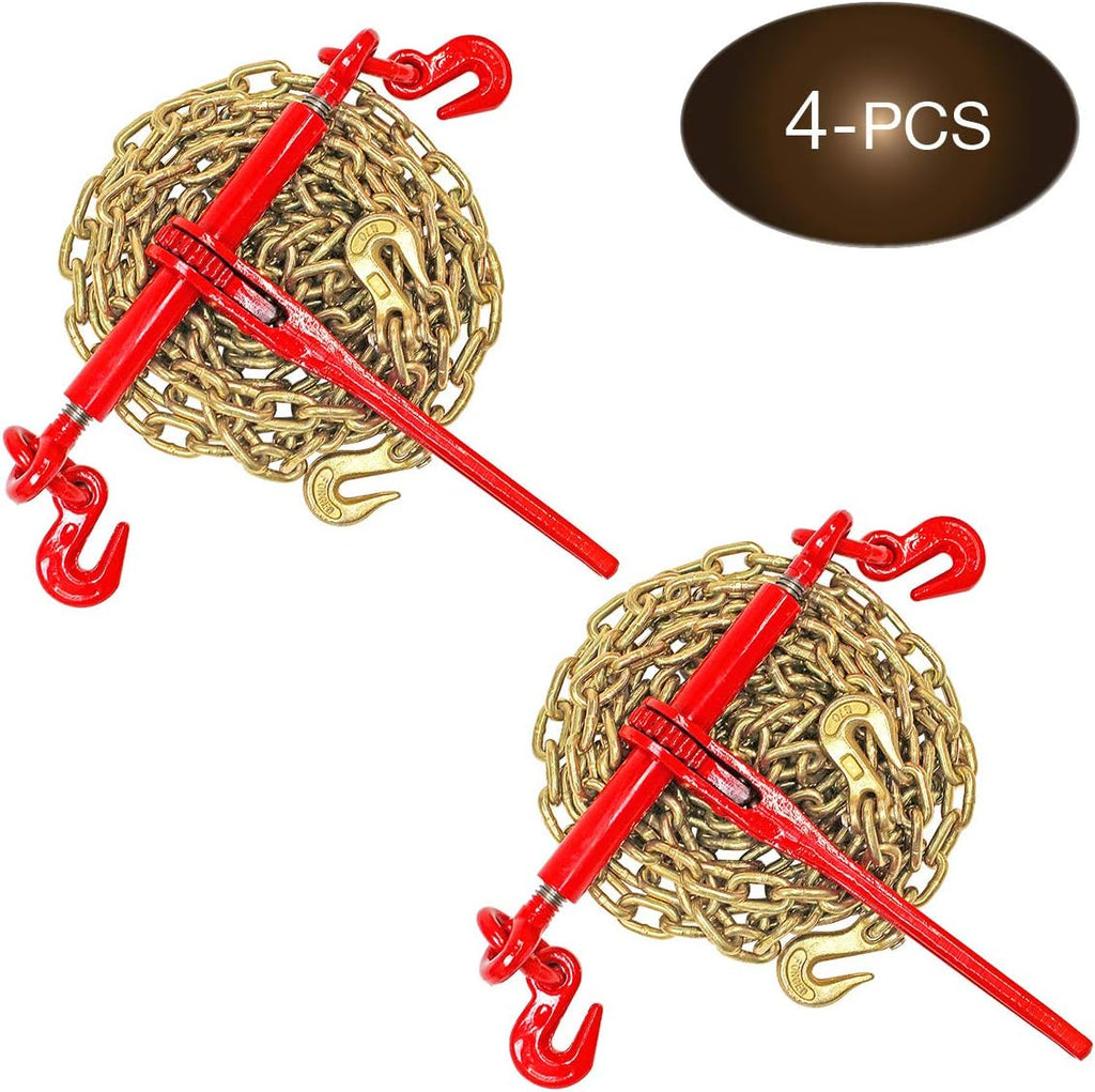 5/16” Grade 70 Chain and Load Binder Kit with 4,700 lbs. Safe Working Load T44654