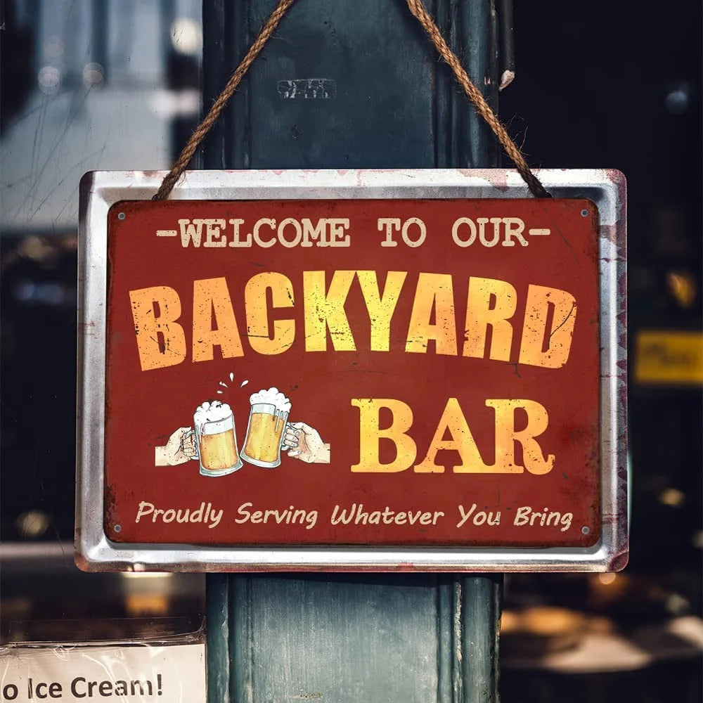 Metal Sign 8x12 Inch H2715