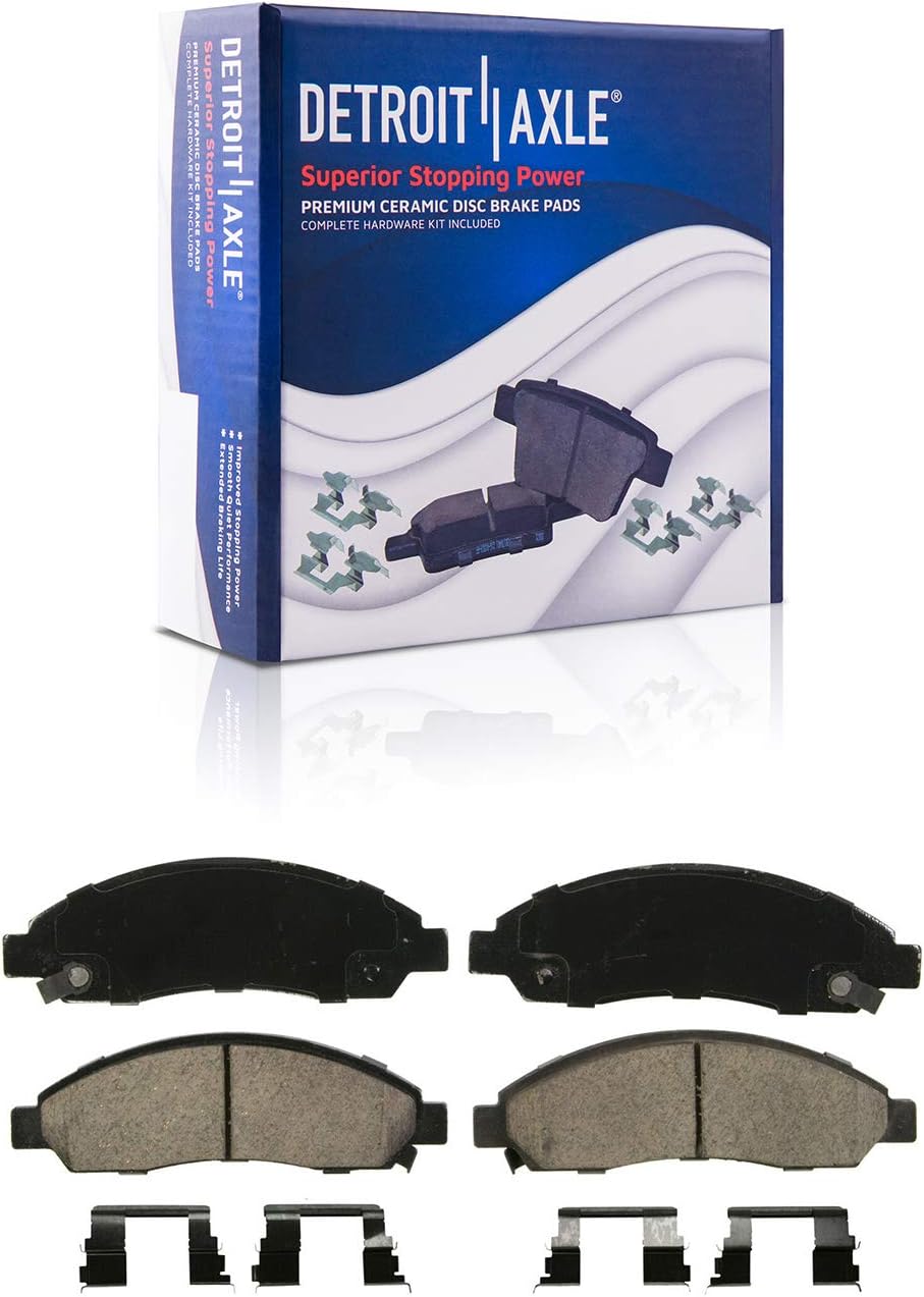 Drilled & Slotted Front Brake Kit Rotors Set with Brake Pads and Hardware Kit T835540
