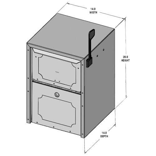 Copper Vein Junior Mailbox F10235