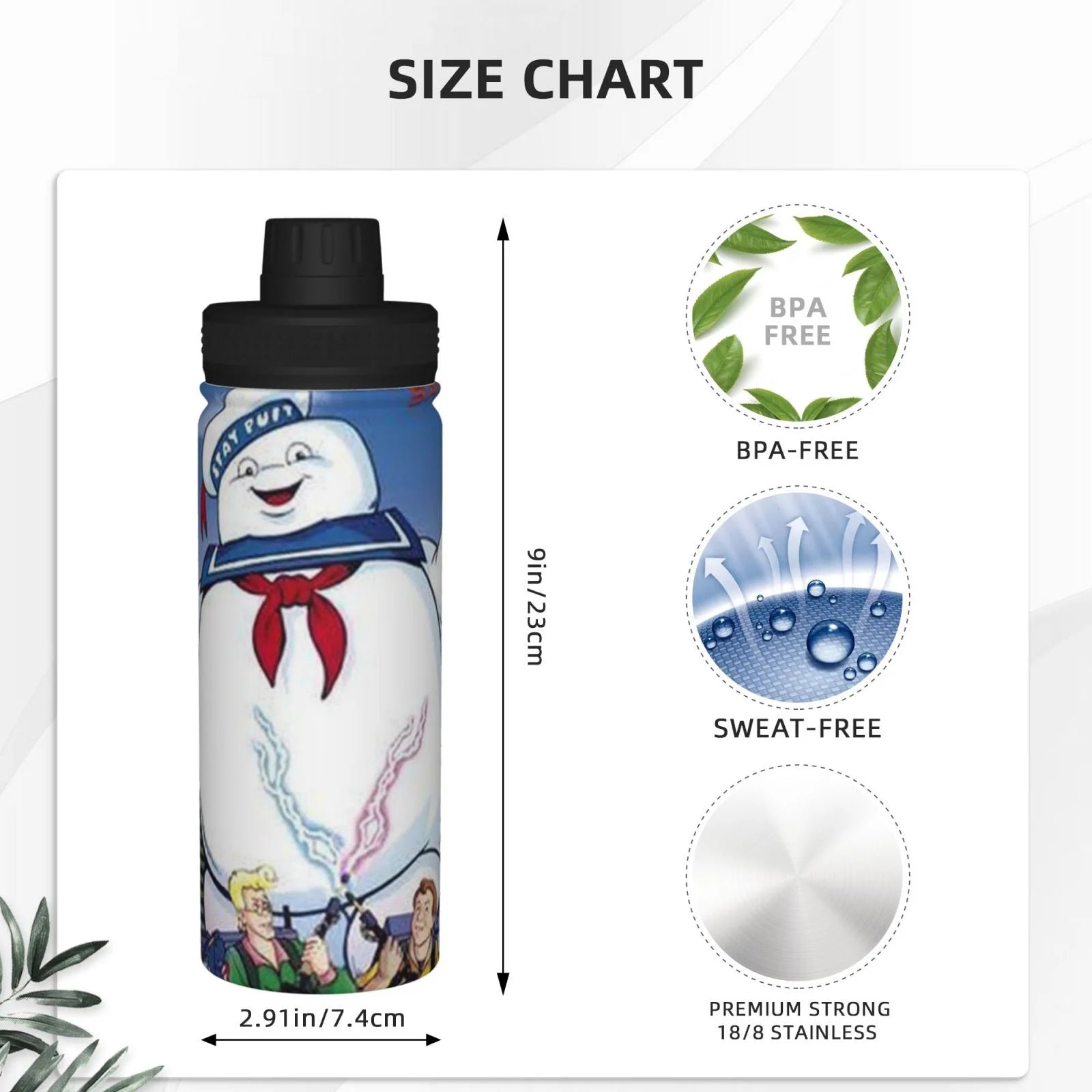 Insulated Stainless Steel Water Bottle 18OZ C542297