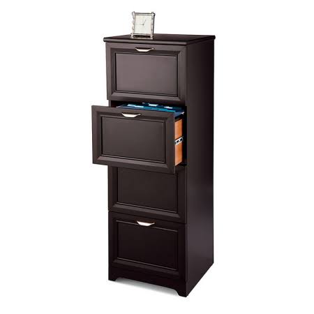 4-Drawer Vertical File Cabinet, Espresso Z5779