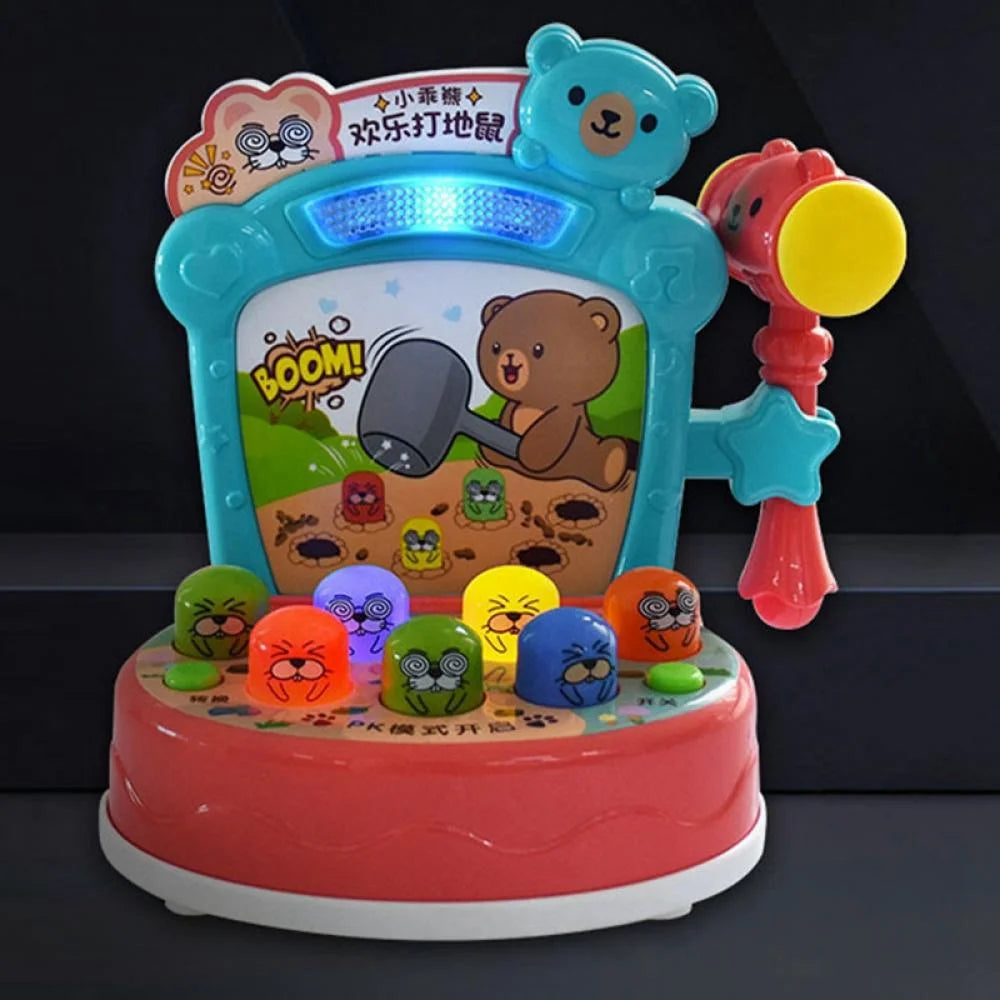 Mini Electronic Arcade Whack A Mole Game with Hammer L5216
