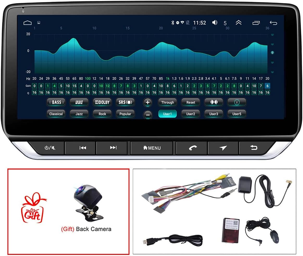 10.25inch Touch Screen Radio Replacement for Honda Civic 2016-2021 with Wireless Carplay Z439