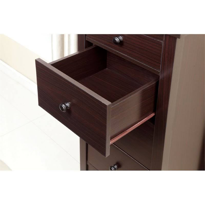 5 Drawer Accent Chest in Espresso N2012