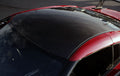 Black Carbon Fiber Protective Roof Panel Overlay Vinyl Film P947