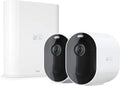 Wire-Free Security 2 Camera System with 2K HDR Color Night Vision Spotlight 2-Way Audio Siren G9103