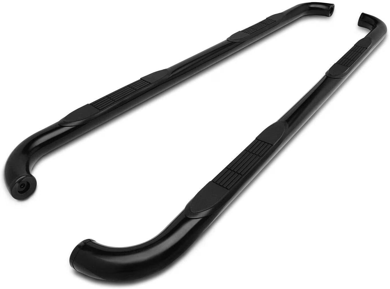 Black 3" Tube Side Bars Nerf Bars Running Boards for Chevy Silverado GMC Sierra Crew Cab Pickup Truck C94688
