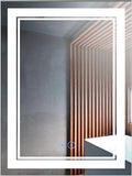 28 x 36 in Vertical Dimmable LED Bathroom Mirror with Anti-Fog Function Z332