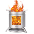 Tiatanium Ultralight Folding Camping Pot Holder BBQ Firewood Bracket O74874