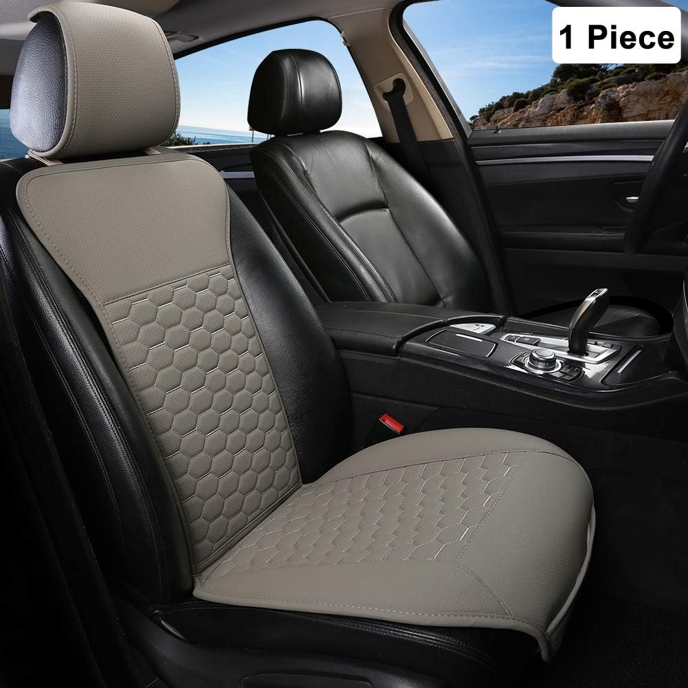 Grey PU Leather Car Seat Covers A380200