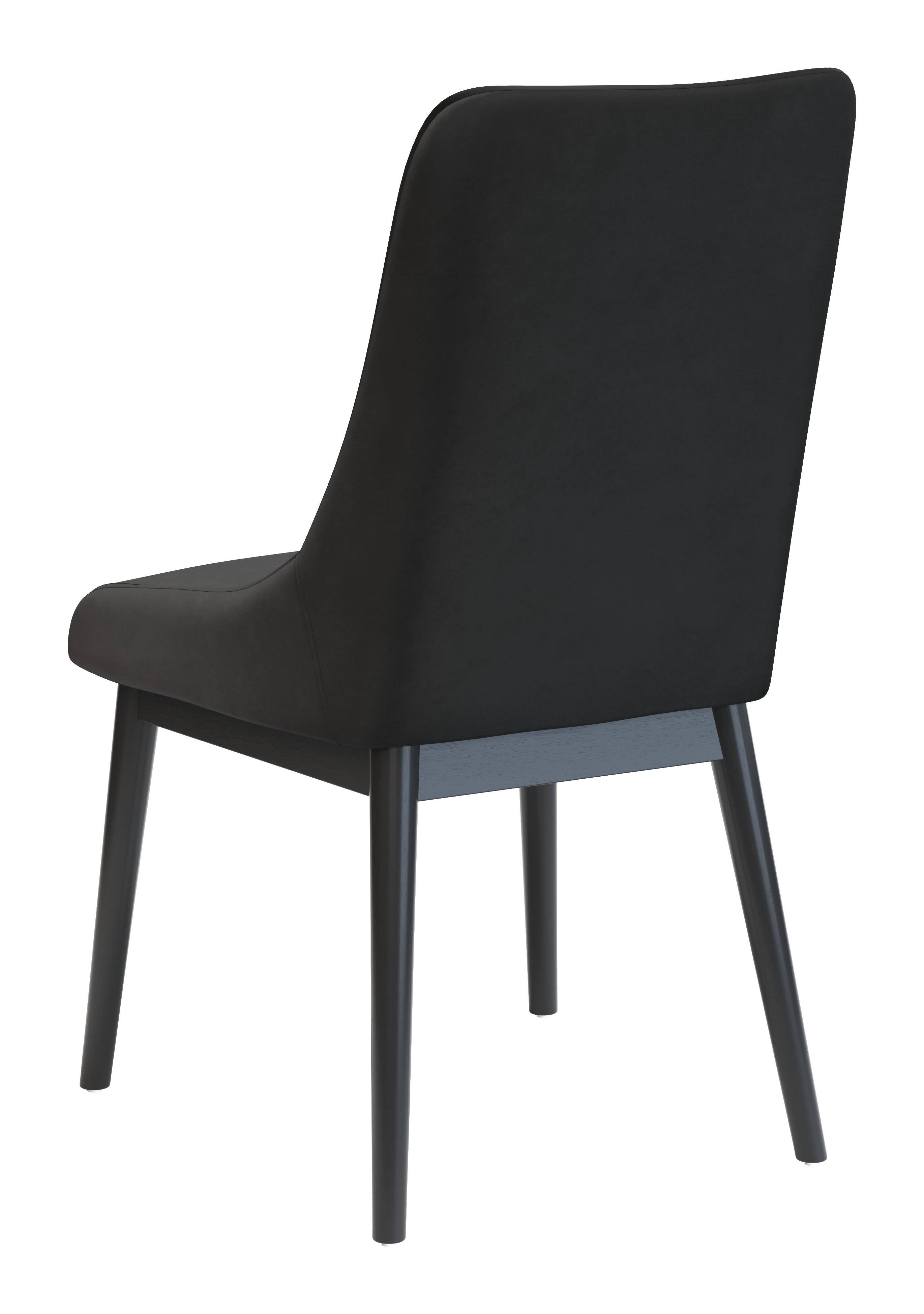 Black Dining Chair Set of 2 V291106