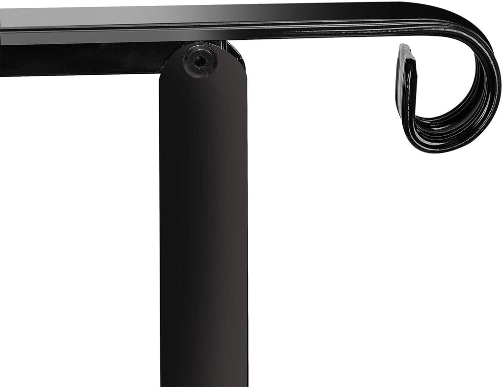 Black Wrought Iron Handrail for Outdoor Steps Y664578