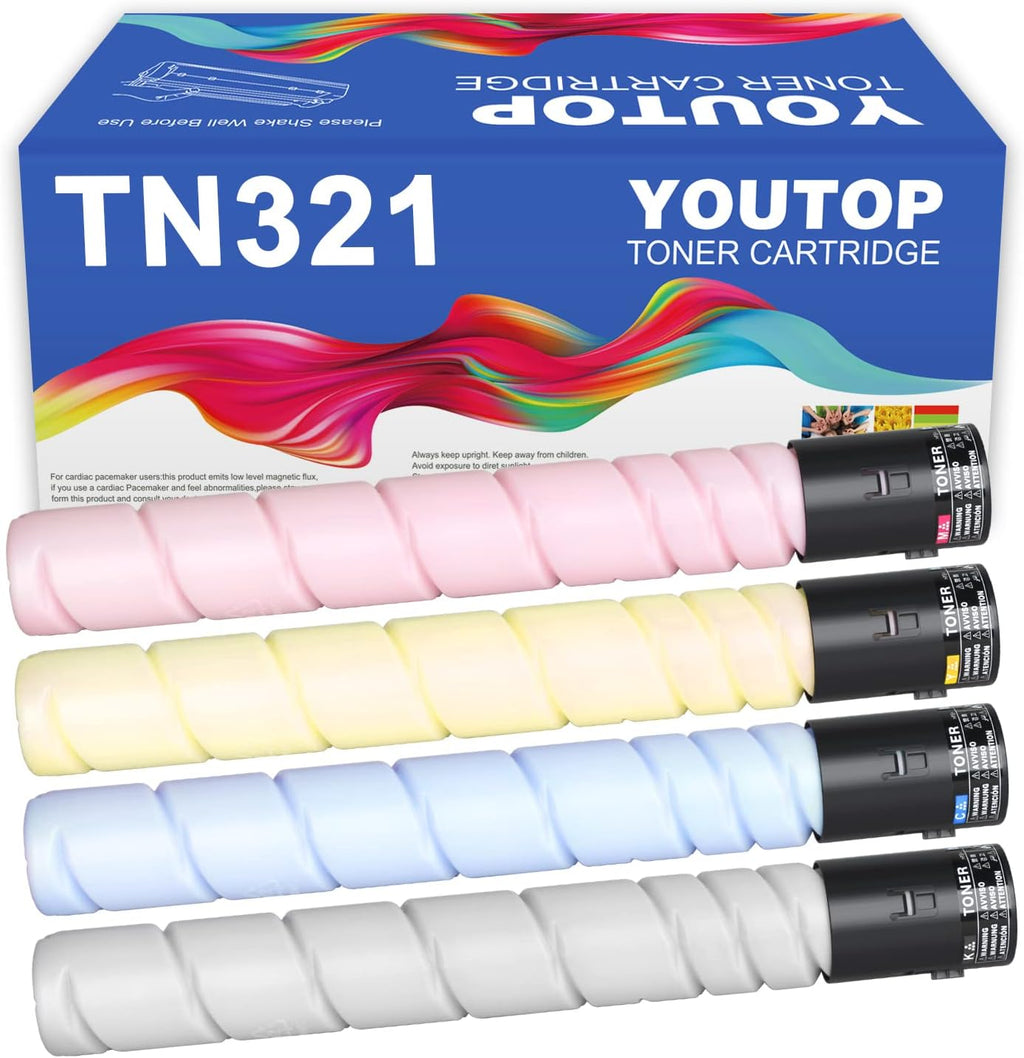 4PK Toner Cartridge for Konica Minolta bizhub C224e C364e C284e C224 C284 C364 E26673