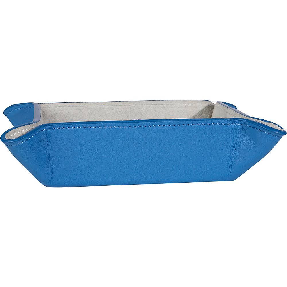 Navy Blue Leather Valet Tray O138