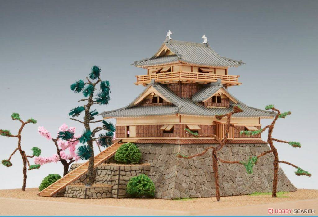 1/150 Maruoka Castle Wooden Model Assembly Kit P592