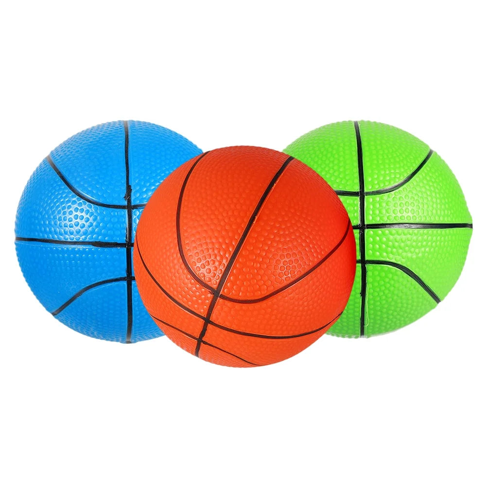 Mini Rubber Rainbow Bouncing Basketball Toy H4077
