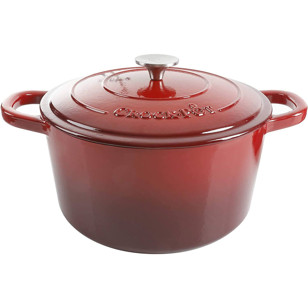 Scarlet Red 7-Quart Cast Iron Dutch Oven R290626