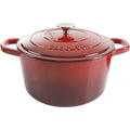 Scarlet Red 7-Quart Cast Iron Dutch Oven R290626