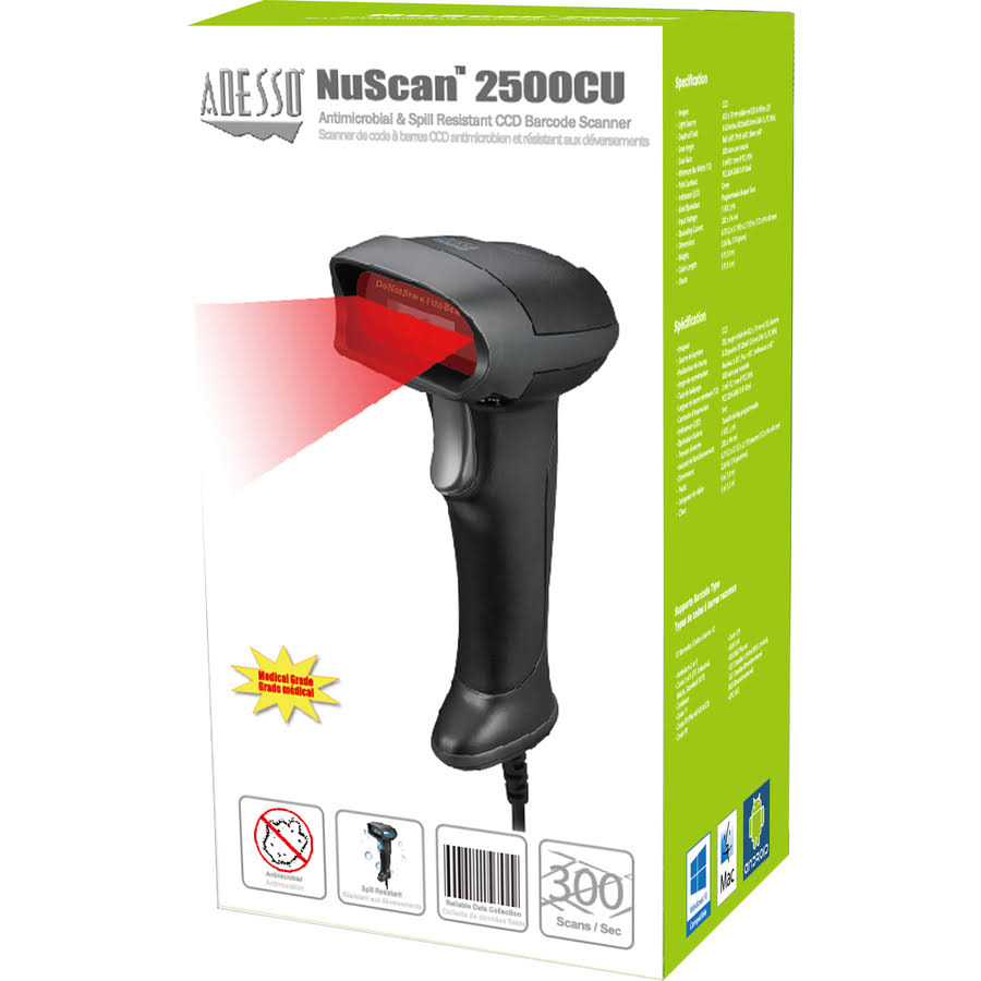 Handheld CCD Barcode Scanner with Cradle M72254