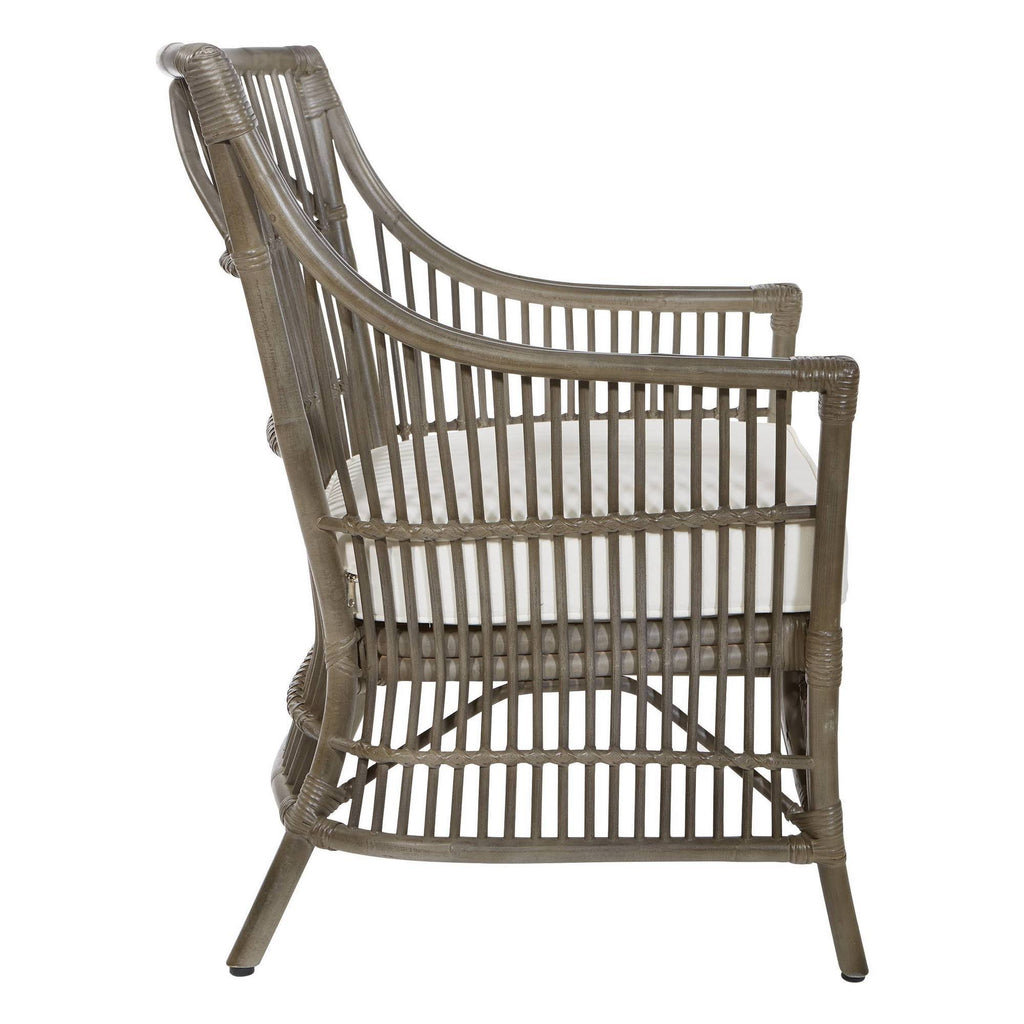 Grey Rattan Chair F76845