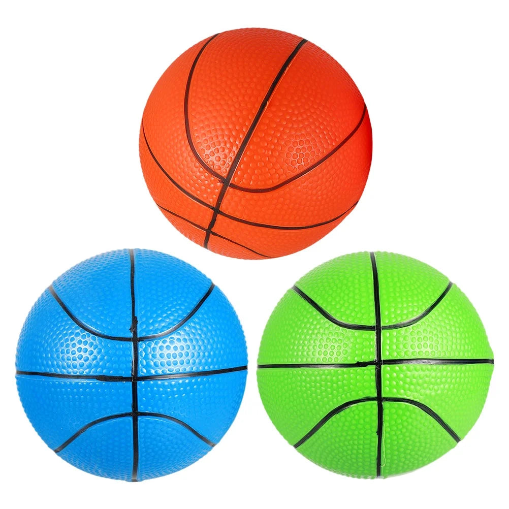 Mini Rubber Rainbow Bouncing Basketball Toy H4077