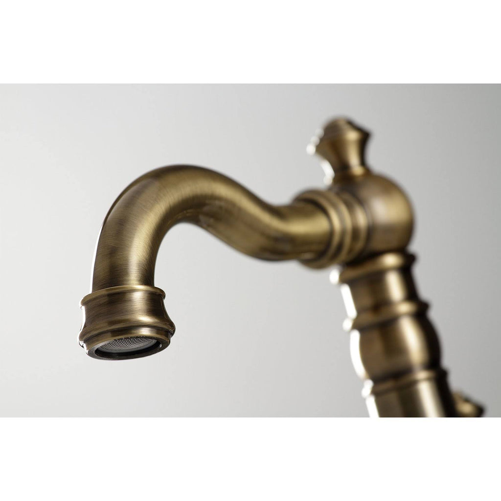 8 in. Widespread Bathroom Faucet, Polished Nickel N93015