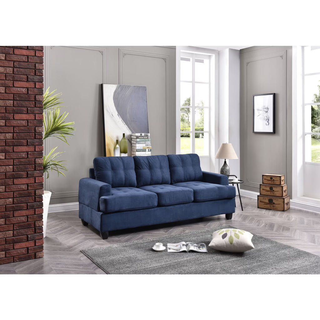 Navy Blue Sofa Q482